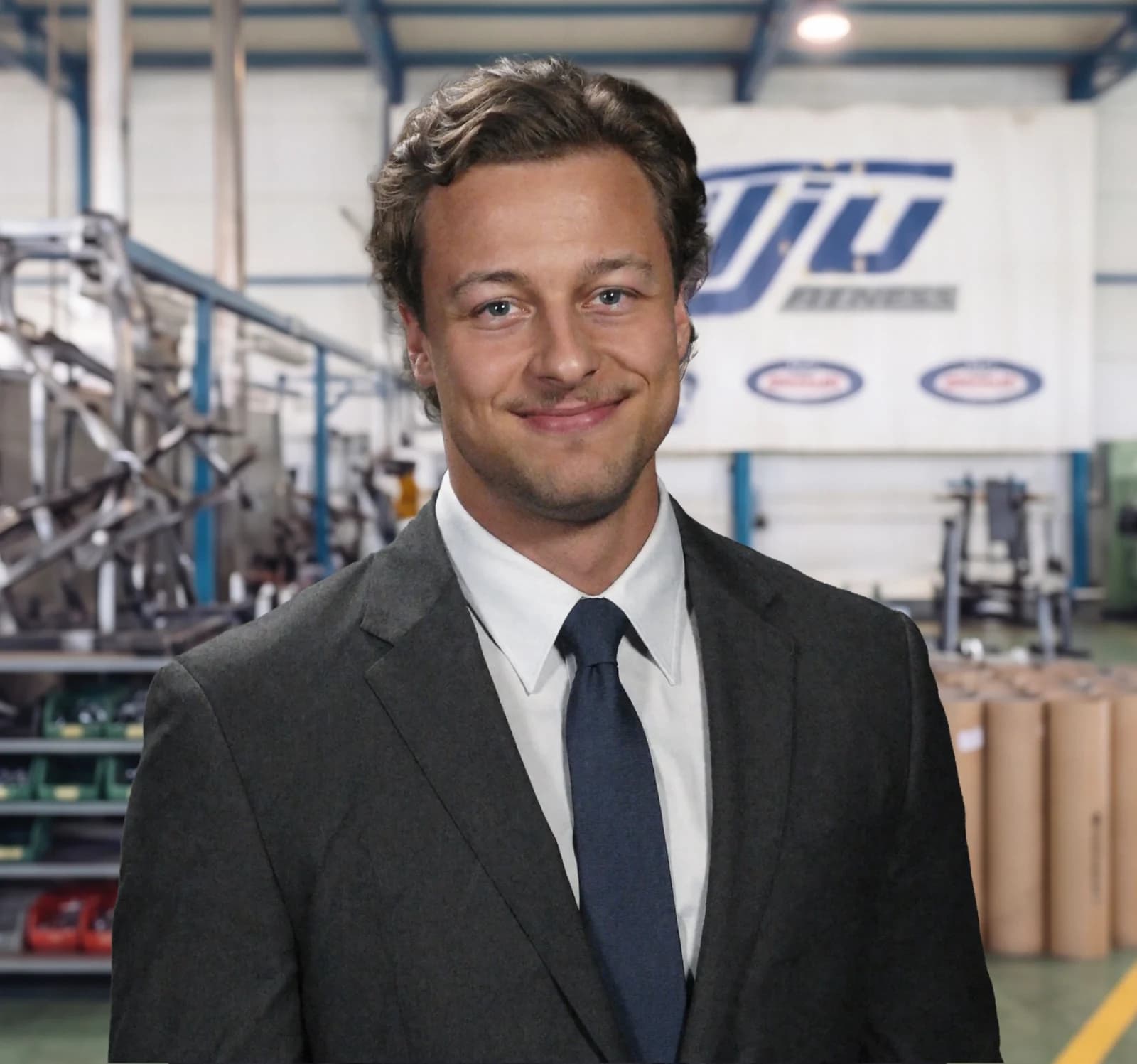 Ben Heringhaus dans l'usine Telju Fitness en Espagne
