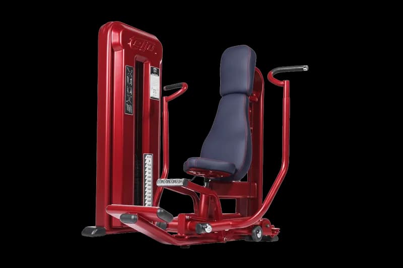 Machine de musculation Telju — personnalisation Cherry Red / Navy